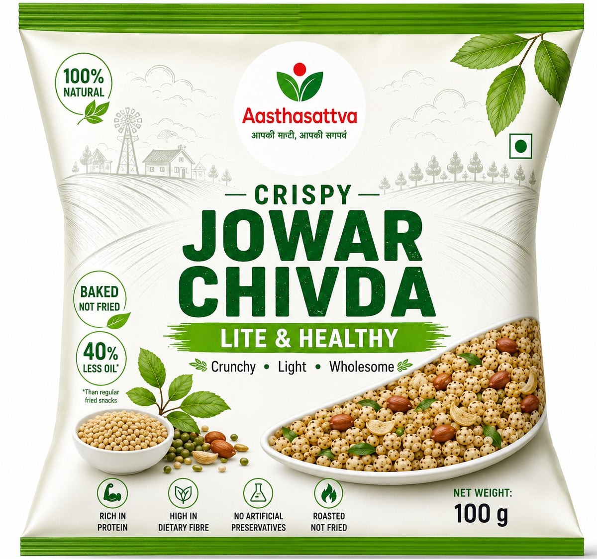 Crispy Jowar Chivda
