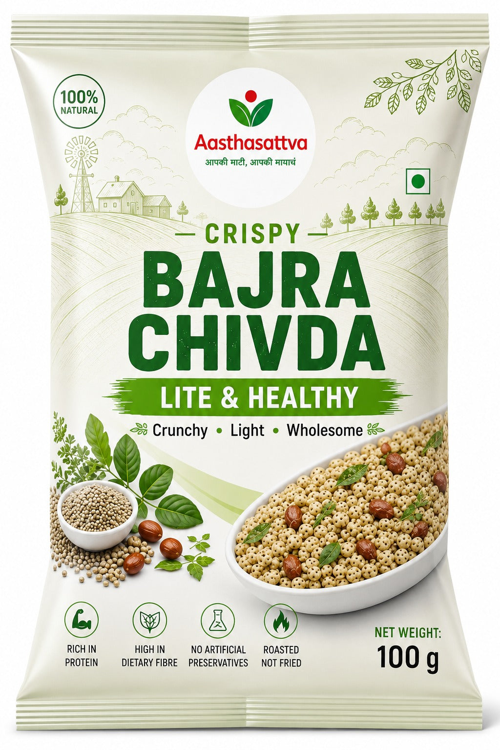 Bajra Chivda - Lite & Healthy