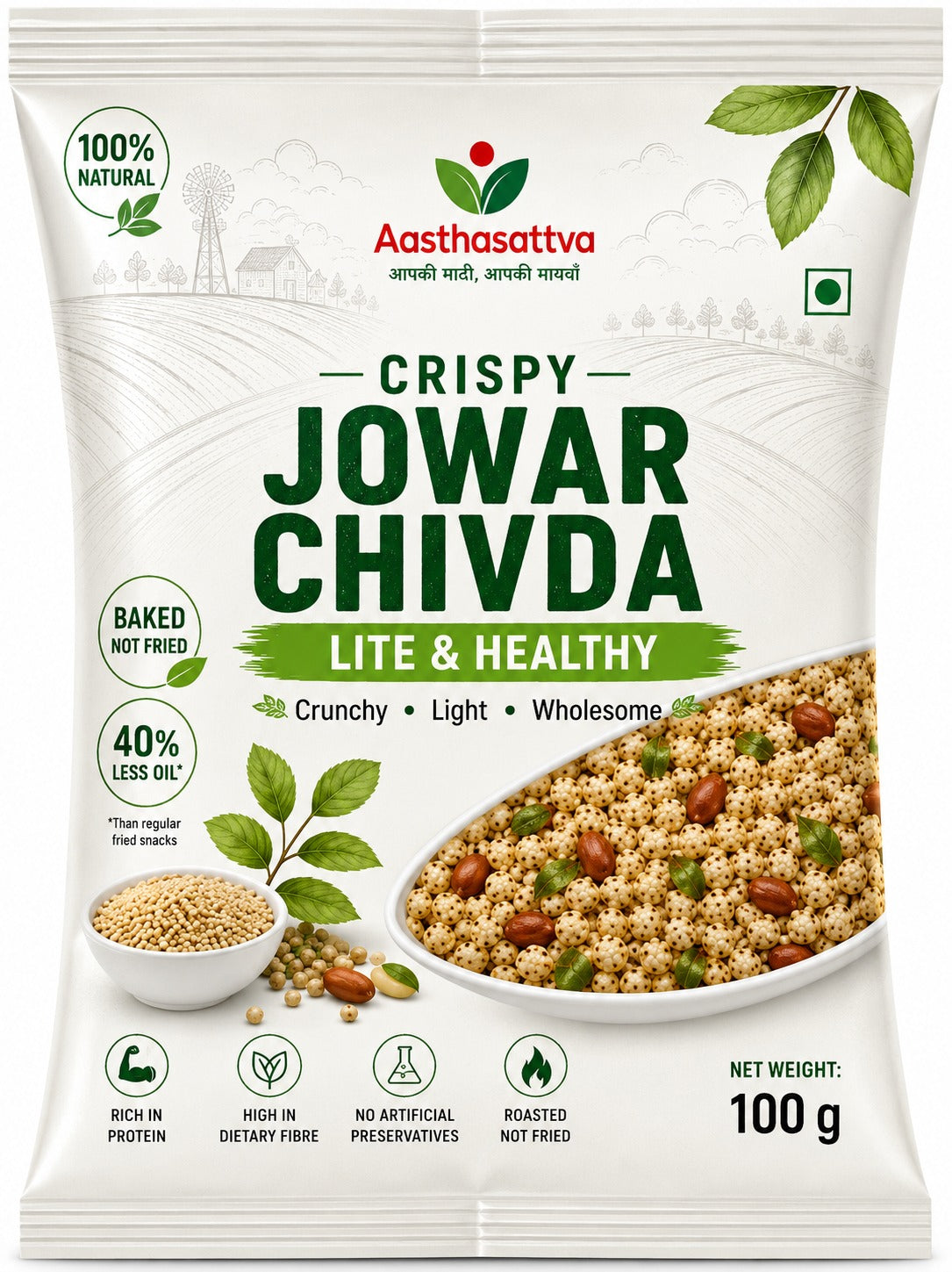 Jowar Chivda - Lide & Healthy