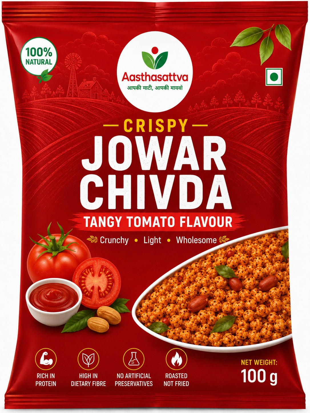 Jowar Chivda - Tango Tomato